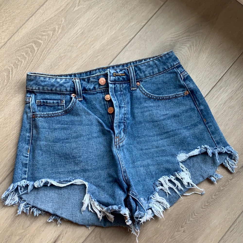 Wild fable high rise cut off denim shorts